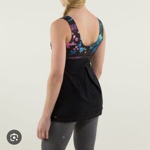Lululemon Floral Run Tame Me tank sz 10